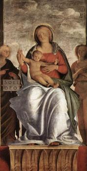 Bramantino : Madonna and Child with Two Angels